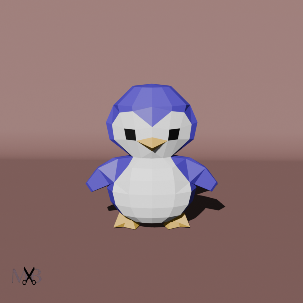Penguin 3D PaperCraft – Digital Download  Bring creativity and fun to your kids!